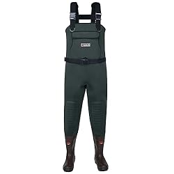 HISEA Neoprene Fishing Chest Waders for Men with