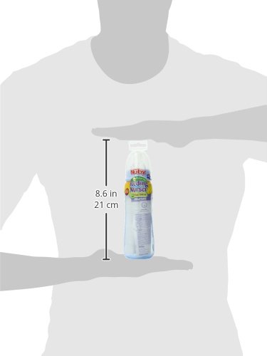 Nuby Standard Neck Tinted Bottle, 8 Ounce, Colors May Vary