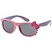 TRUST OPTICS Rubber Flexible Casual Style Kids Polarized Sunglasses in Classic Aviator and Cat eye Rubberized Shades for Baby and Children Age 3-10 (Pink Cateye Style)