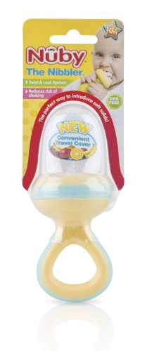 Nuby Nibbler with Travel Cover, Colors May Vary