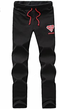 Vska Mens lovers Casusl Sport Diamind Printing Fashion Trousers US XS Black