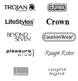 100 Condoms Variety Pack (Trojan, Durex, Lifestyles, Crown, Beyond Seven, Caution Wear, ONE, Atlas, Okamoto, Night Light) - Bulgeinbulk's Collection of the World's Best Condoms