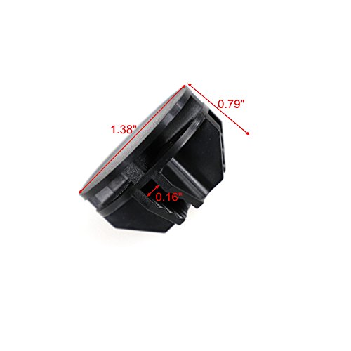 BASTUO Wire Cube Plastic Connectors for Storage cabinet and Shelf, Set of 8, Black