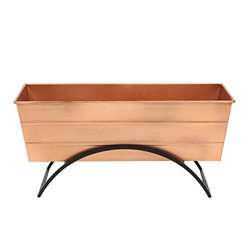 Achla Designs Odette Stand with Medium Copper Flower Box