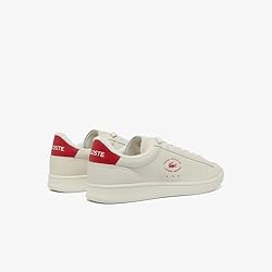 Lacoste Mens Carnaby Set Sneaker, Off WHT/RED, 7