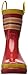 Puddle Play Kids Boys' Fire Chief Printed Waterproof Easy-On Rubber Rain Boots (9 M US Toddler)