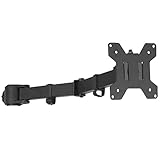 WALI Universal Single Fully Adjustable Arm for WALI Monitor Mounting System (001ARM), Black