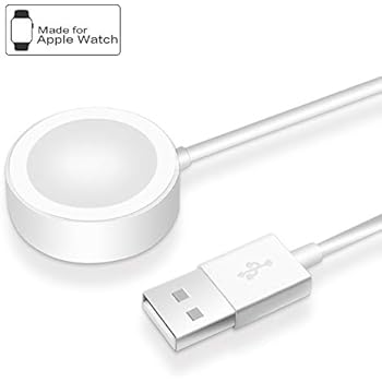 Charger for Apple Watch iwatch Magnetic Wireless Portable Charger Pad 3.3Ft/1.0M Charging Cable Cord Compatible with for Apple Watch Series 4 3 2 1 All 38mm 40mm 42mm 44m