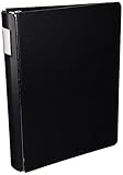 Wilson Jones 344 Line Legal Size, 4-Ring Casebound Standard Ring Binder, 2-Inch Capacity, 14 x 8.5 Inch Sheet Size, Black (W344-48L)