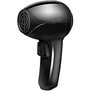 End of the Desert Art Exam Hair Dryer Home Wireless Rechargeable Lithium Battery Hair Dryer Portable Travel Hair Dryer (Color: Black, Green) (Color : Black)