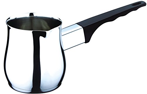 Cuisinox TUR-1550 Induction Base Greek Arabic Coffee Pot Stovetop, 12 oz/350ml, Stainless Steel Cuisinox TUR-1550 Induction Base Greek Arabic Coffee Pot Stovetop, 12 oz/350ml, Stainless Steel