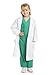 Kidcostumes Doctor Medical Scrubs with White Lab Coat Child Youth (Large 10/12)