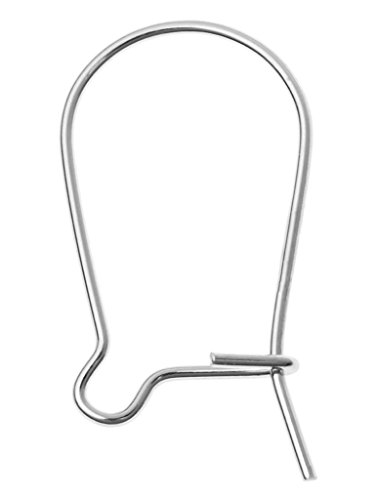 12pcs x sterling silver 18mm kidney earring hooks ear wire connec…