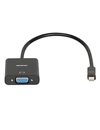 Benfei Mini DisplayPort a VGA, Benfei Mini DP Display Port a VGA (compatible con Thunderbolt) Adaptador macho a hembra para ThinkPad SurfacePro PC