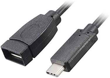 Akasa 15 cm Male USB 3.1 Gen2 Type-C to Female Type-A Adapter Cable