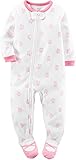 Carter's Baby Girls' 1-Piece Footed Fleece Pajamas