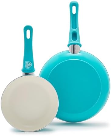 GreenLife Soft Grip Diamond Healthy 28 cm Non Stick Ceramic Square Frying Pan, PFAS Free, Black
