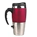 Northpoint 6oz Electronic Travel Cup Warmer w/USB Charger (Silver/Red)