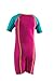 One Piece Wetsuit Girl Pink/Turquoise