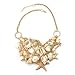 ReFaXi Fashion Bohemian Sea Shell Starfish Faux Pearl Collar Necklace New