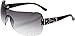 Guess Women's Gradient GU7214-BLK-35 Purple Rimless Sunglasses