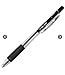 Clip Click Retractable Ball Point Pens, 1.0 mm Black Ink, Set of 8