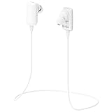 ECSEM Mini Lightweight Wireless Stereo Sports/Running & Gym/Exercise Bluetooth Earbuds Headphones Headsets w/Microphone for Iphone 5S 5C 4S 4, Ipad 2 3 4 New iPad, Ipod, Android, Samsung Galaxy, Smart Phones Bluetooth Devices-In White