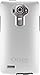 OTTERBOX Symmetry Series Case for LG G4 - Retail Packaging - White/Gunmetal Grey (Not Compatible with Leather LG G4)