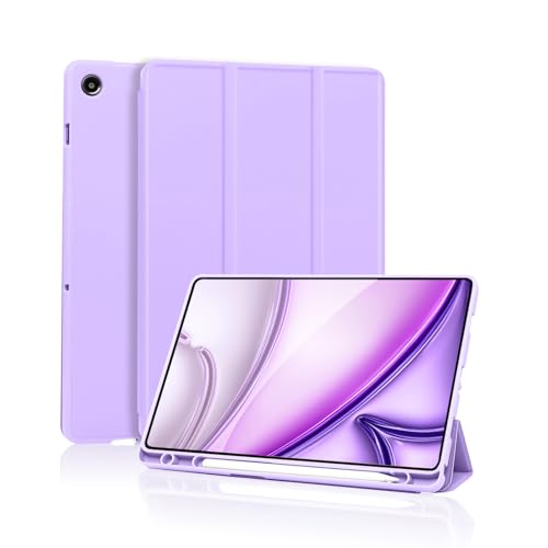 31eKzlhtCbL Hülle Kompatibel Mit Samsung Galaxy Tab A9 Plus / A9+ 11 Zoll 2023, Sm-X210/X215/X216/X218, Hülle Mit Stifthalter, Trifold Ständer Schutzhülle, Auto Schlafen/Wachen For Samsung Tab A9+, Violett