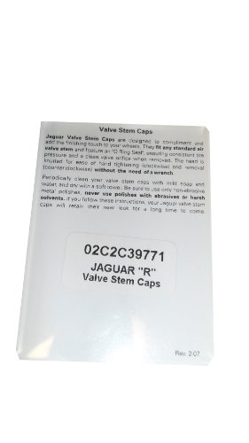Jaguar OEM Accessory "R" Valve Stem Caps