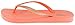 Capelli New York Glitter faux leather opaque jelly thong on injected body Ladies Flip Flops