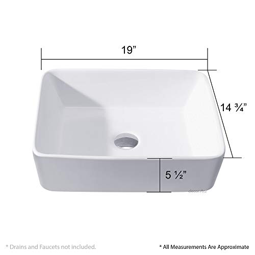 Decor Star CB-013 Bathroom Porcelain Ceramic Vessel Vanity Sink Art Basin