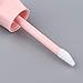 VinBee 12 Pcs Lip Gloss Tubes DIY Empty Candy Shape Lipstick Containers with Brush Reusable Sample Bottles (Pink)