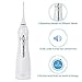 BROADCARE Rechargeable Water Flosser Powerful Pulsation Oral Irrigator with 0.02 Inches Ultra Fine Water Flow Model BC-2005(White)