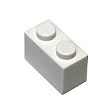 LEGO Parts and Pieces: White 1x2 Brick x50