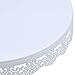VILAVITA 10 Inch Cake Stand Round Cupcake Stands Metal Dessert Display Cake Stands, White