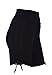 Private Island Hawaii Women UV Rash Guard Swimming Suit Sun Protection Shorts Hot Pants Bikini Bottom Adjustable Tie Side Boyshorts Black XX-Large