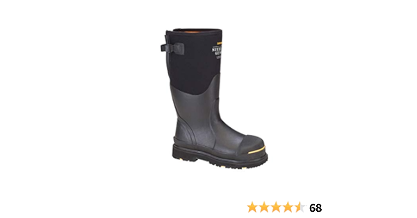 wide calf steel toe rubber boots