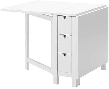 Amazon Co Jp Norden ノールデン ゲートレッグテーブル ホワイト 403 657 95 ホーム キッチン