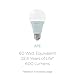 SORAA Healthy For Better Sleep A19 LED Dimmable 600-Lumen Soft White (2700K), 60-Watt Equivalent Light Bulb, No Buzz, E26 Medium Base