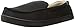 Isotoner Men’s Microsuede Moccasin Slippers,   Black,   Large/9.5-10.5 M US