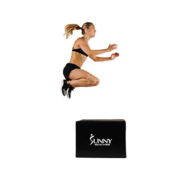 Sunny Health & Fitness Foam Plyo Box with Adjustable Heights and High Weight Capacity - Image 7