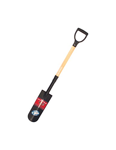 Bully Tools 72535 14-Gauge 14-Inch Drain Spade with American Ash D-Grip Handle