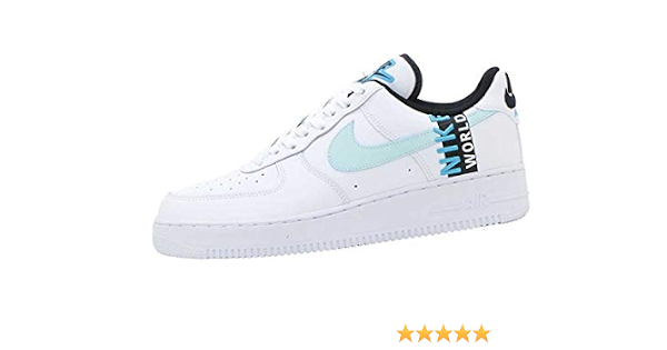 Nike Air Force 1 '07 LV8 WW, Zapatillas de Running Hombre, White Glacier  Blue Fury Black, 42 EU : Amazon.es: Zapatos y complementos
