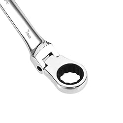 uxcell 7mm Flex-Head Ratcheting Combination Wrench