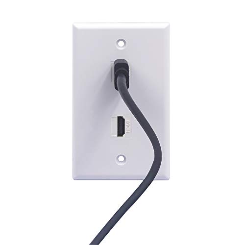 image for HDMI Female Keystone Coupler, VCE 6-Pack HDMI Keystone Jack Insert Gol