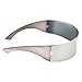 grinderPUNCH Silver Mirror Futuristic Shield Sunglasses Deal Glasses