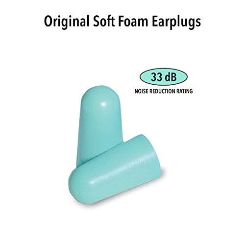 Mack's Original Soft Foam Earplugs, 50 Pair 33dB Highest NRR
