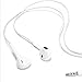 Jin&C sd038 hui-154 Premium Quality Headphones Earphones Earbuds with Mic Remote Control Compatible with iPhone/iPad/iPod - White - 2 Piece