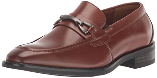 Stacy Adams Boy’s Kaylor Slip On Loafer, Cognac, 13.5 Big Kid